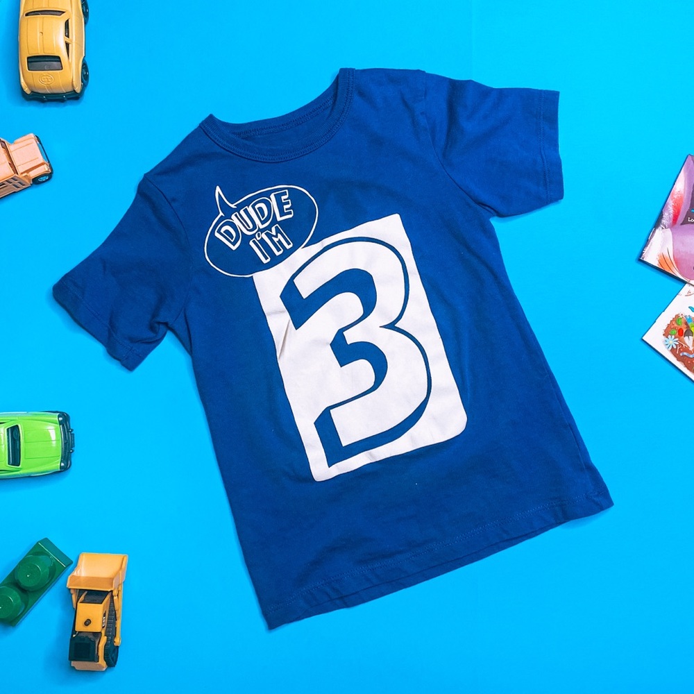 Dude, I’M THREE Birthday 🎂 Shirt